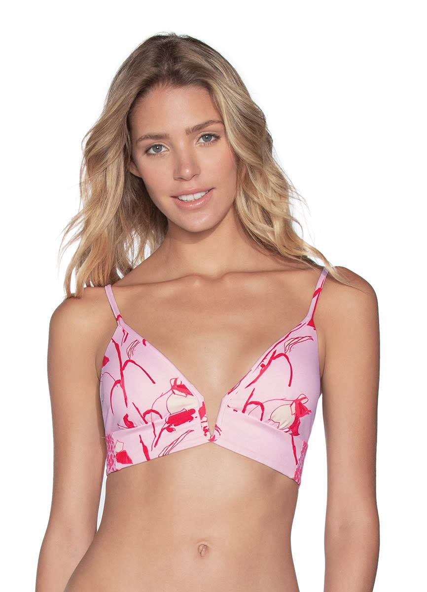 Maaji Romantic Parade Reversible Triangle Bikini Top