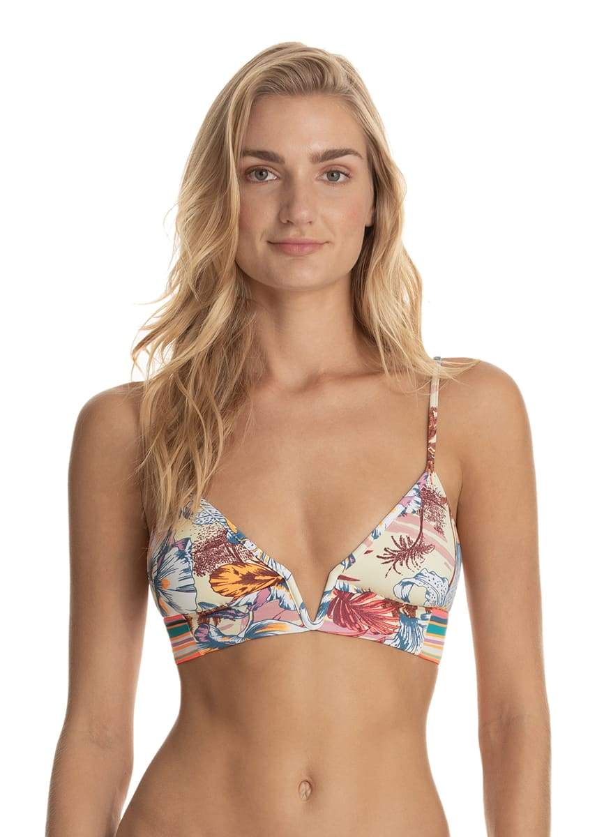 Maaji Arlequin Parade Reversible Triangle Bikini Top