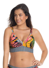 Load image into Gallery viewer, Maaji Feline Daydream Reversible D Cup Bralette Bikini Top
