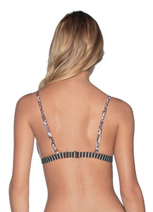 Maaji Poppy Affair Reversible Triangle Bikini Top