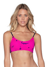 Load image into Gallery viewer, Maaji Croco Lanai Reversible Bralette Bikini Top
