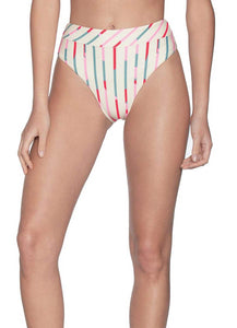 Maaji Heartbreak Suzy Q Reversible High Waisted Bikini Bottom