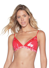 Load image into Gallery viewer, Maaji Enchanting Affair Reversible Triangle Bikini Top
