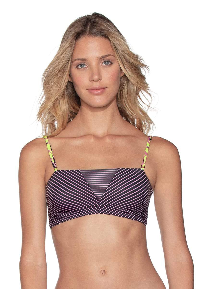 Maaji Kamali Piazza 4-Way Reversible Bralette Bikini Top