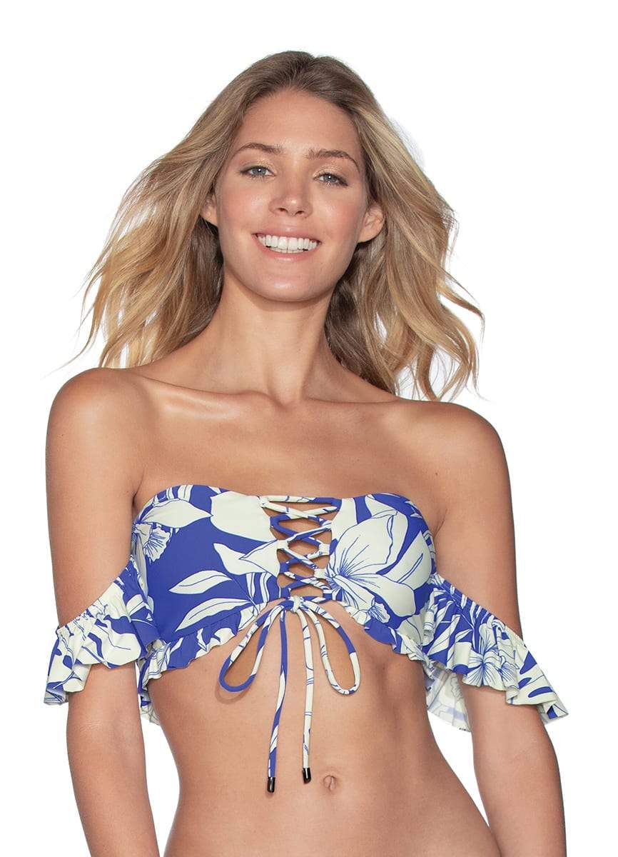 Maaji Swimming Maraja 4-Way Reversible Bandeau Bikini Top