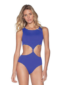 Maaji Sunflower Spin High Neck 4-Way Reversible One Piece Swimsuit