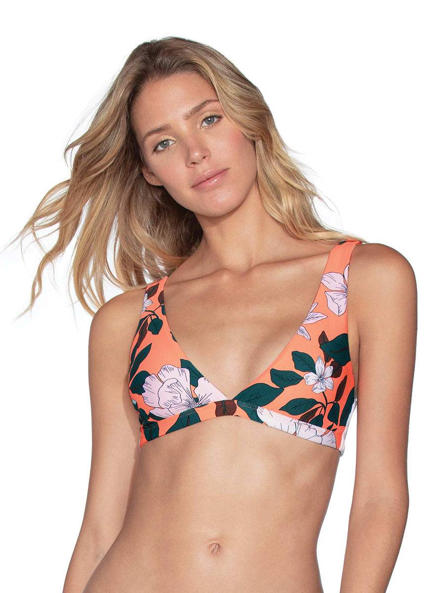 Maaji Carnation Coco Reversible Halter Bikini Top