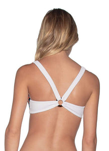 Maaji Carnation Coco Reversible Halter Bikini Top
