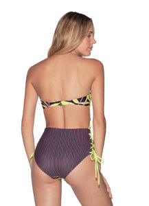 Maaji Tropic Arista Reversible Bandeau One Piece Swimsuit