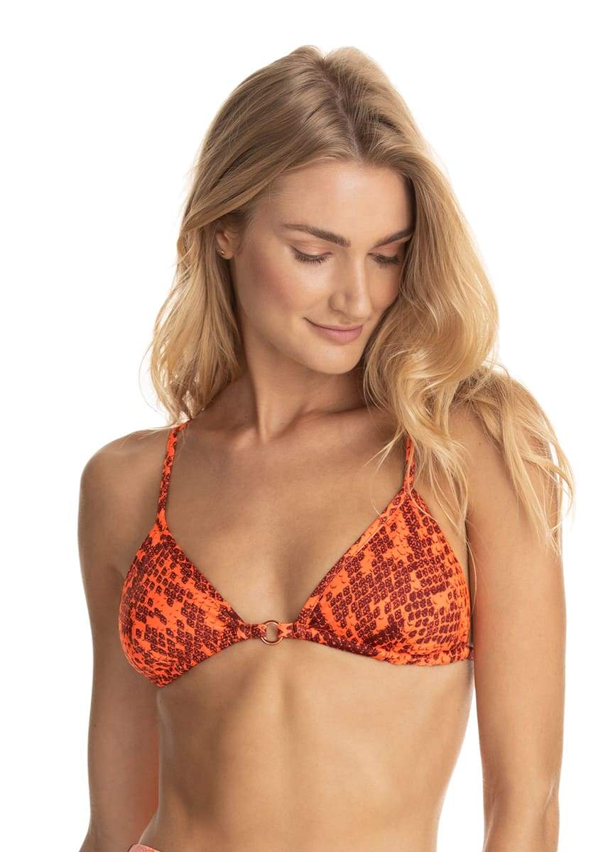 Maaji Snake Charmer Arabelle Triangle Bikini Top