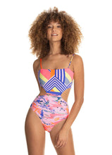 Load image into Gallery viewer, Maaji Merry Go Round Reversible Cut Out One Piece
