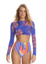 Load image into Gallery viewer, Maaji Spectacular Spectacle Long Sleeve Bikini Top
