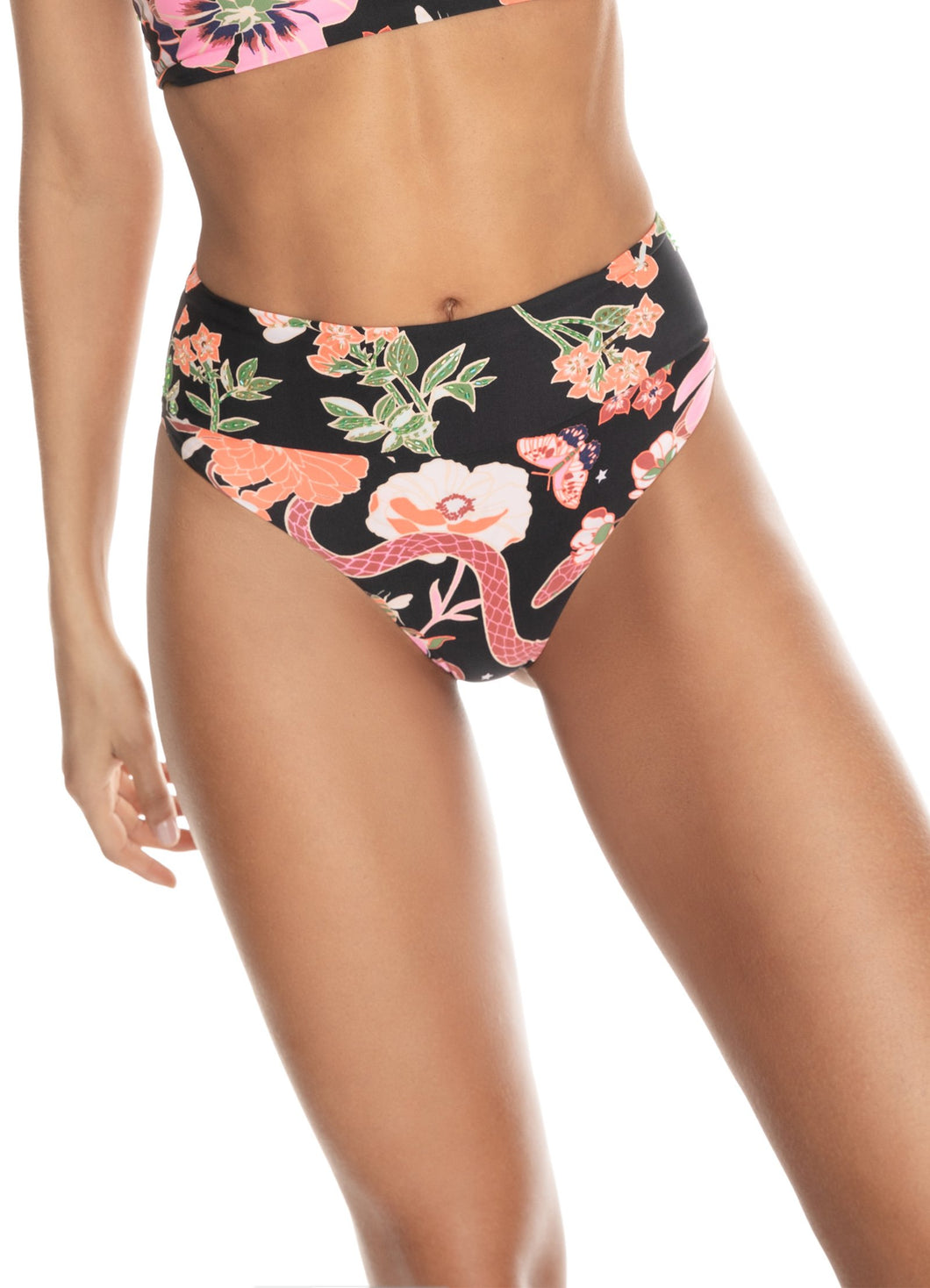 Maaji Sparkling Suzy Q Reversible High Waisted Bikini Bottom