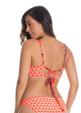 Load image into Gallery viewer, Maaji Fire Charlotte D Cup Triangle Bikini Top
