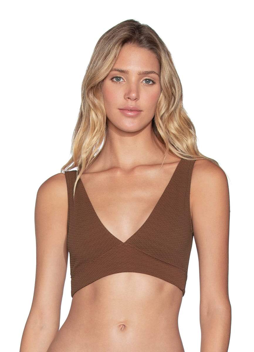 Maaji Coconut Allure 4-Way Reversible Halter Bikini Top