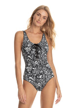 Load image into Gallery viewer, Maaji Hat Black Heavenly Reversible One Piece
