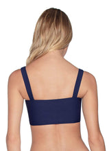 Load image into Gallery viewer, Maaji Ink Blue Dazzling 4-Way Reversible Bralette Bikini Top
