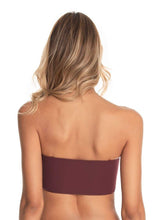 Load image into Gallery viewer, Maaji Crimson Circus 4 Ways Reversible Ruched Strapless Bandeau
