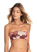 Load image into Gallery viewer, Maaji Crimson Circus 4 Ways Reversible Ruched Strapless Bandeau
