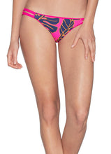 Load image into Gallery viewer, Maaji Hibiscus Pink Split Reversible Bikini Bottom
