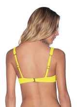 Load image into Gallery viewer, Maaji Submarine Yellow Victory Reversible Halter Bikini Top
