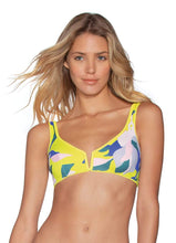 Load image into Gallery viewer, Maaji Submarine Yellow Victory Reversible Halter Bikini Top
