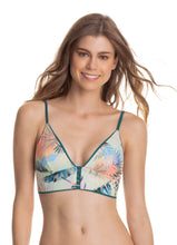 Load image into Gallery viewer, Maaji Rainforest Green Pilot Triangle Bikini Top
