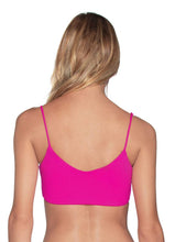 Load image into Gallery viewer, Maaji Hibiscus Pink Praia Reversible Bralette Bikini Top
