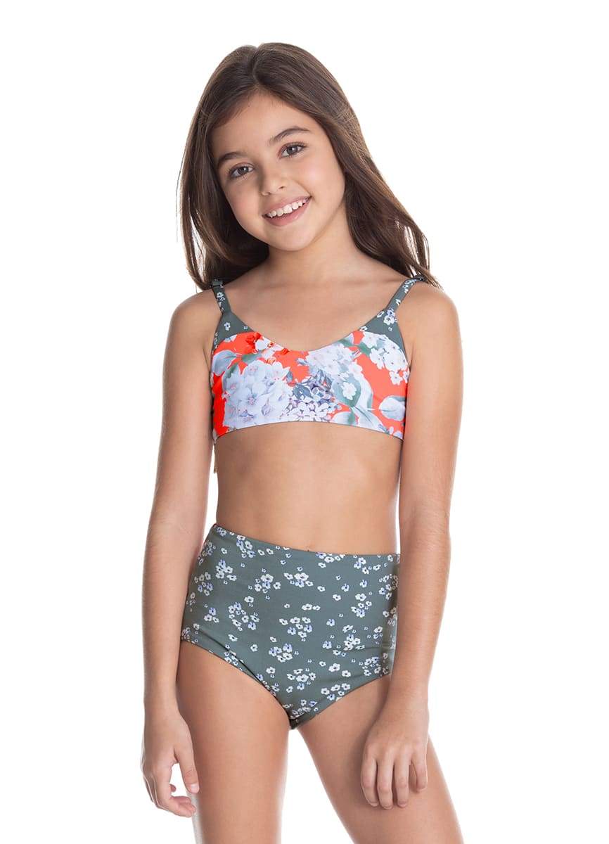 Maaji Bouquet Gift Reversible Girls Swimsuit