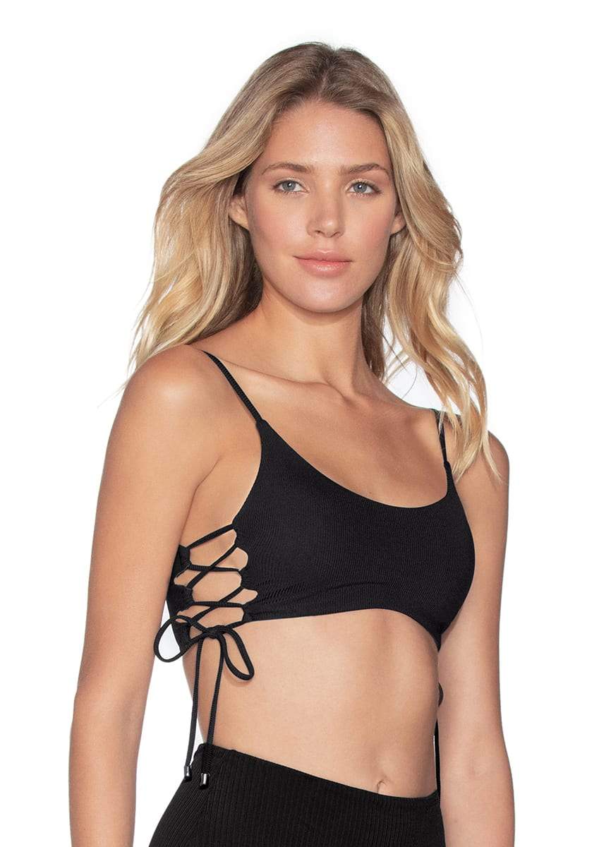 Maaji Artemis Black Portico Reversible Bikini Top