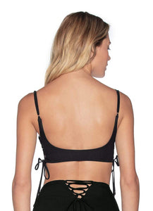 Maaji Artemis Black Portico Reversible Bikini Top