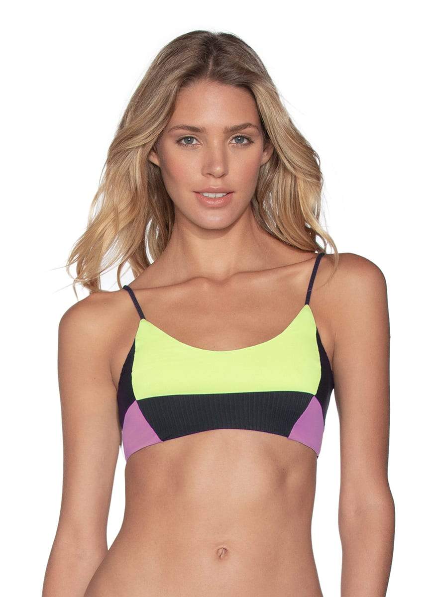 Maaji Moonlit Praia 4-Way Reversible Bralette Bikini Top