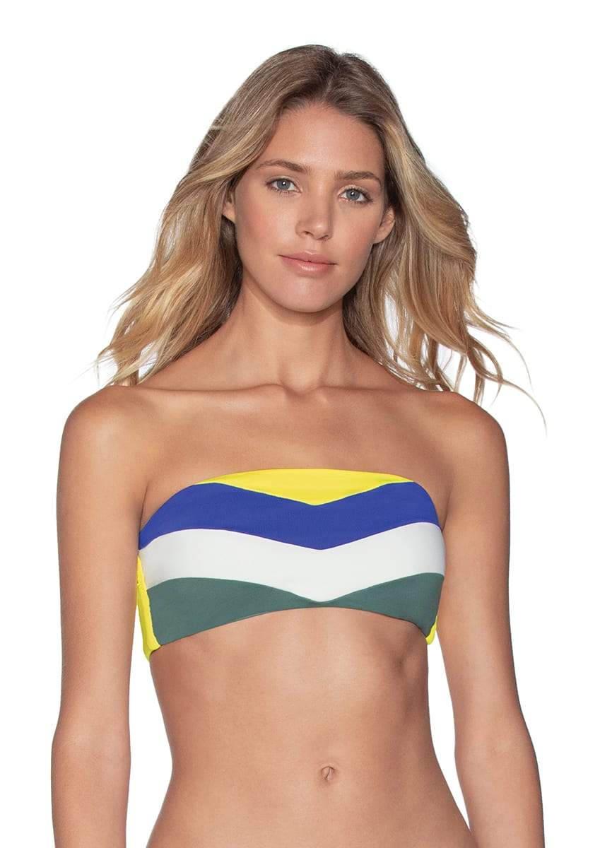 Maaji Chevy June 4-Way Reversible Bandeau Bikini Top