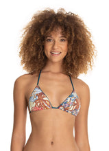 Load image into Gallery viewer, Maaji Dragonfly Balmy Reversible Triangle Bikini Top
